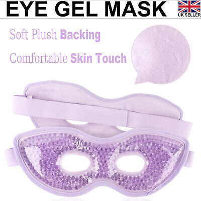 Cooling Gel Eye Mask for Stress Relief Puffiness Dark Circles Hot Cold Gel Mask