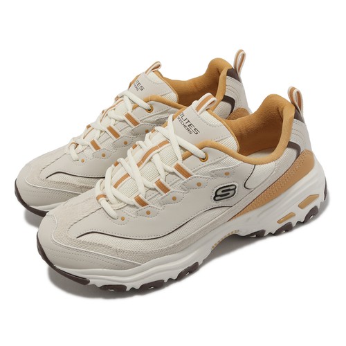 

Skechers D Lites Natural Beige Мужские кроссовки LifeStyle Casual Shoes 894156-NAT, Бежевый, D Lites