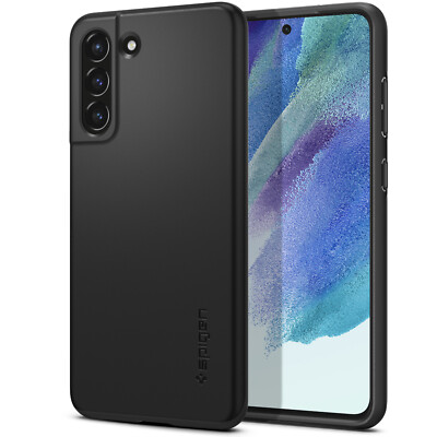 For Samsung Galaxy S21 FE Case | Spigen [Thin Fit] Shockproof Slim Matte Cover