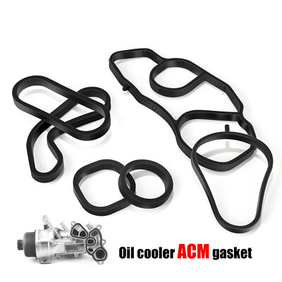 Oil Filter Housing Gaskets & Oil Cooler Gasket Seals For 2007-2016 Mini Cooper S