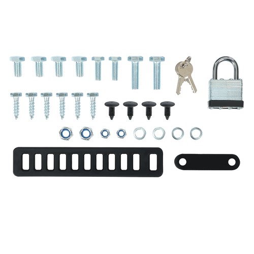 For Open Enclosed Landscape Trailer Lockable Backpack Blower Sprayer Rack Holder