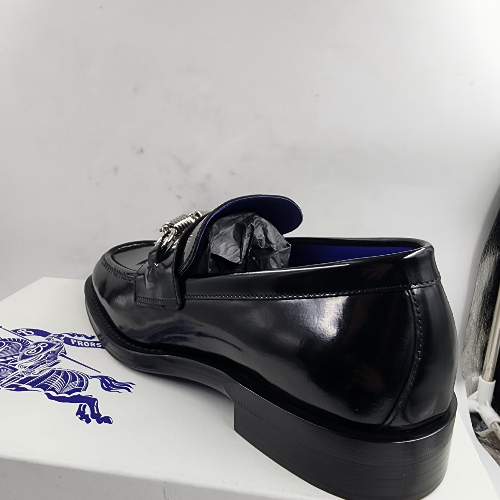 BURBERRYバーバリー◆41＝26cm◆レザー ローファー『BARBED』 BURBERRY | LEATHER BARBED LOAFERS