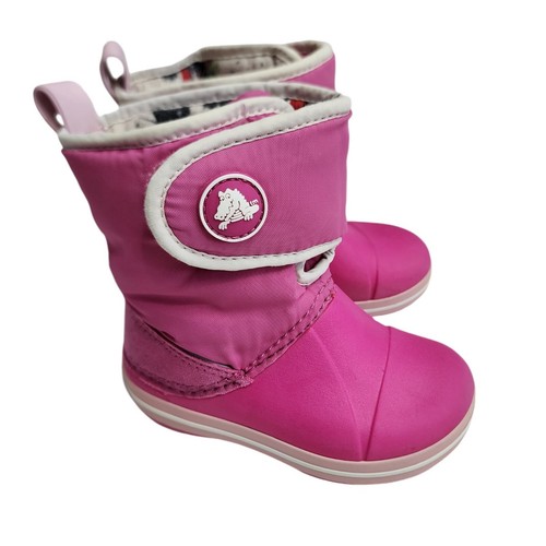 Crocs Crocband Gust Winter Boots Girls C7 Kids Adjustable