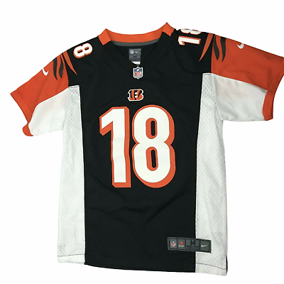 Nike NFL Football Jersey Short Sleeve Bengals (Tigers) Black Orange White