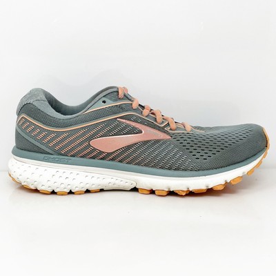 Brooks Womens Ghost 12 1203051B018 Серые кроссовки для бега Размер 8 B