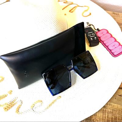 Pre-owned Dior Large Blue & Black Havana Sunglasses, “30 Montaigne”