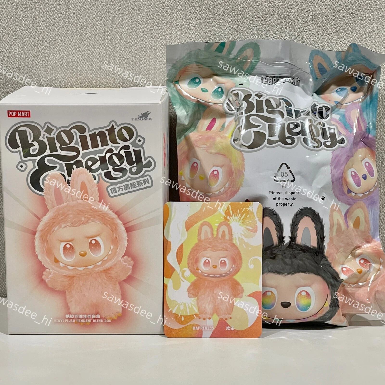 Authentic Pop Mart Labubu The Monsters Big into Energy