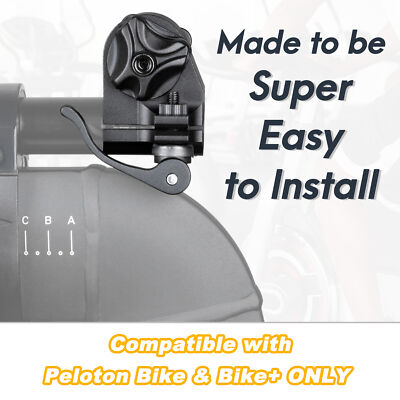 CD 2x Quick Release Seat Clamp Adapters for Peloton & Bike+ ONLY Fits Most Seats