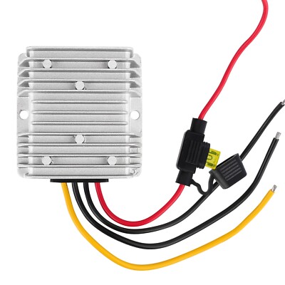 DC 36V/48V to DC 12V 20A 240W Converter Step Down Voltage Regulator Reducer+Fuse