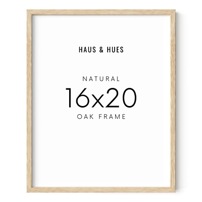 Haus and Hues 16x20 Natural Wood Frames for Posters -  Poster Frames for Wall