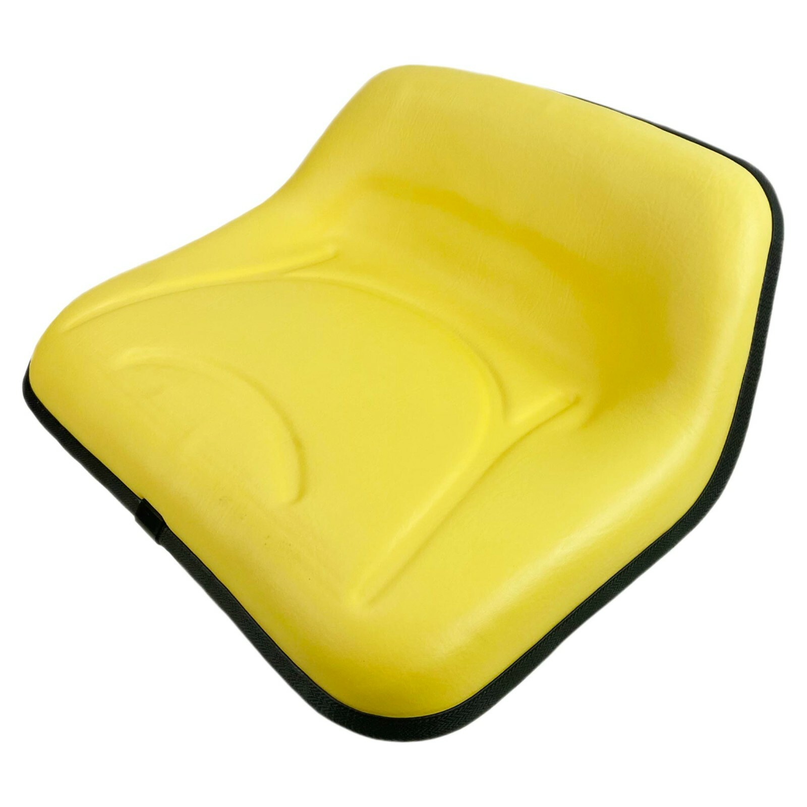E-AM105927 Seat, Yellow 8-1/4" Low Back for John Deere 111H, 112L, 116, 116H,+++