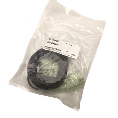 Keyence OP-88026 Sensor-to-Controller PVC Cable for 4-Pin, M12, Straight 10m