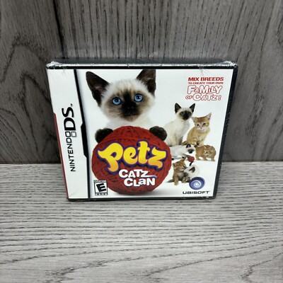Petz: Catz Clan (Nintendo DS, 2008) Video Game Ubisoft 2008 Kittens New Sealed