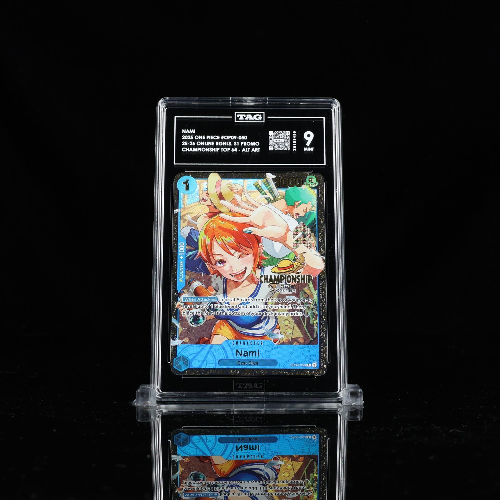 ✨未開封・限定品✨ナミ チャンピオンシップ プロモ OP09-050 Nami OP09-050 R Get Started Campaign Promo - ONE PIECE Card