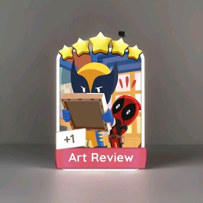 1 x Art Review :- Monopoly_go Sticker