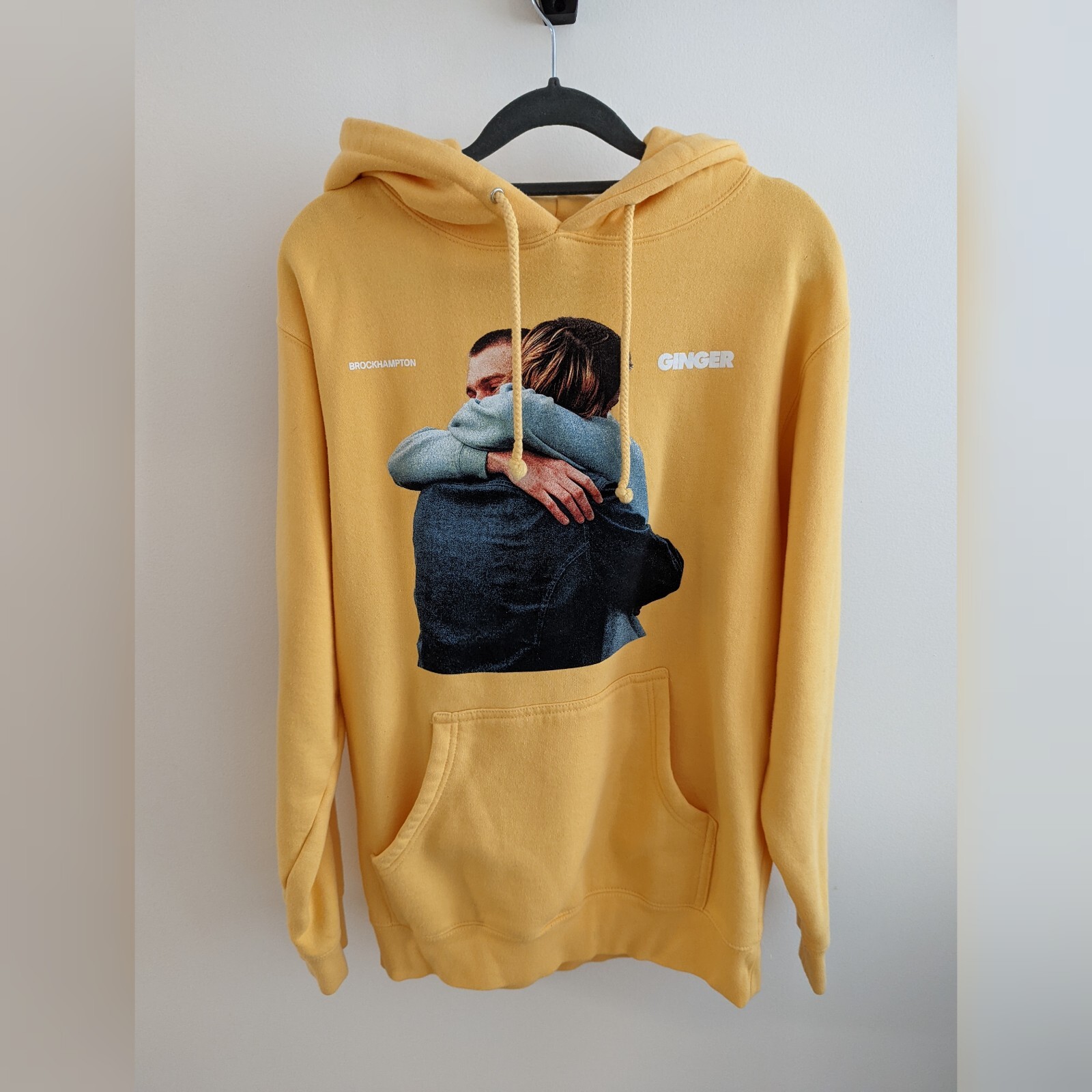 Brockhampton Ginger Yellow Hoodie Sweater Size Small | eBay