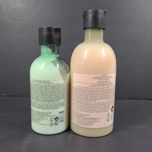 The Body Shop Shea Butter Shampoo & Fuji Green Tea Conditioner 13.5+8.4 fl. oz.
