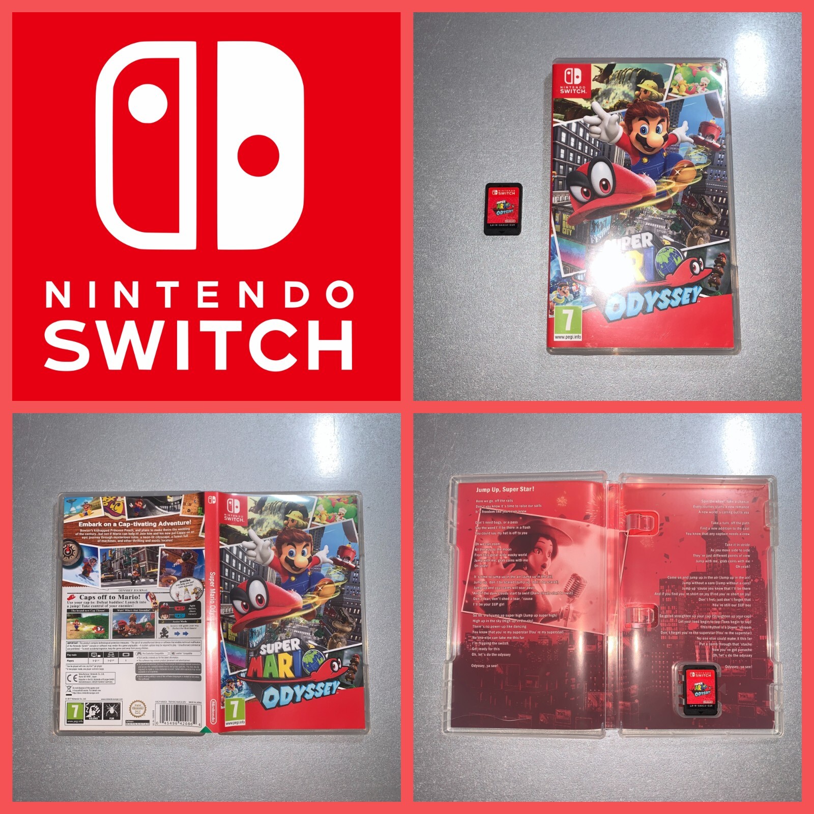 【最終値下】Nintendo Switch MARIO ODYSSEYパッケージ Unopened SW Super Mario Odyssey Guidebook Pack Nintendo