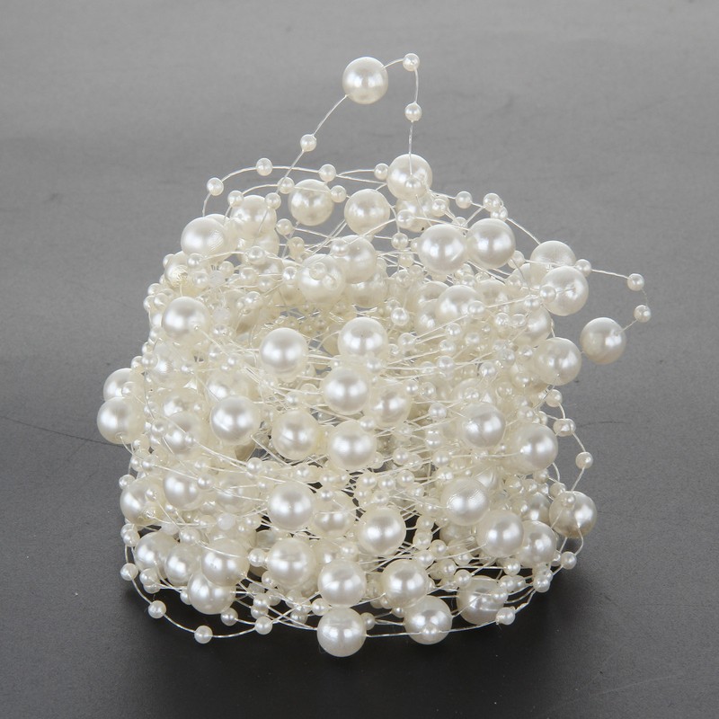 5m Faux Pearl Bead String Garland Wedding Table Party Decoration