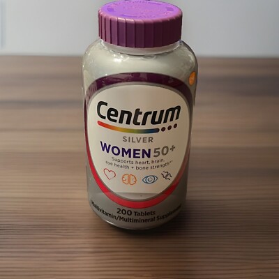 Centrum Silver Women 50+ Multi-Vitamin/Mineral Supplement 200 Tablet EXP 10/2025