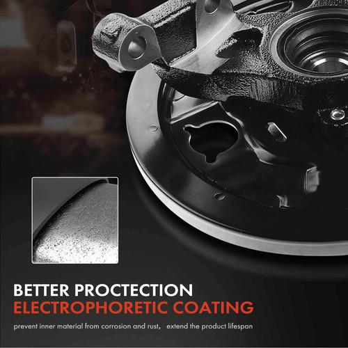 Rear Driver Steering Knuckle & Wheel Hub Bearing Assembly for Subaru Forester