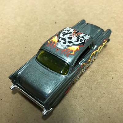 Grey '67 Chevy Skulls Hot Wheels Loose Diecast Car GQ