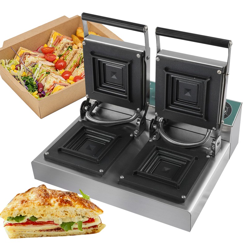 2000W Commercial Sandwich Maker Electric Sandwich Toaster Machine