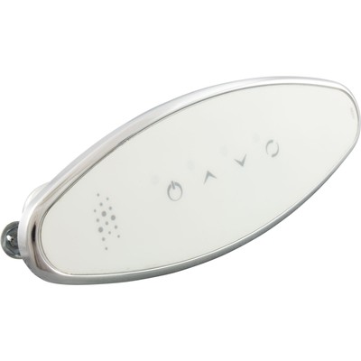 CG+/SENSOR-LCP Topside, CG Air Classic LED, 4-Button, Chrome, Oval-L