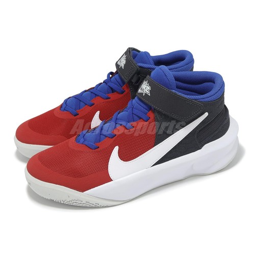 Nike Team Hustle D 10 Flyease GS Red Game Royal Kids Молодежный баскетбол DD7303-005
