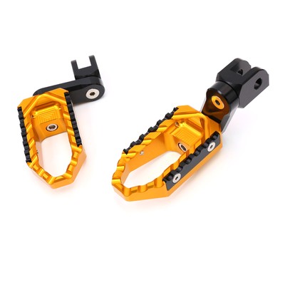Gold 40mm Extend Rider Touring Foot Pegs For Sprint ST 05-08 09 10 11 12 13