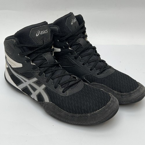 asics Boxing Wrestling Shoes Black Silver Gold US8.5(26.5cm