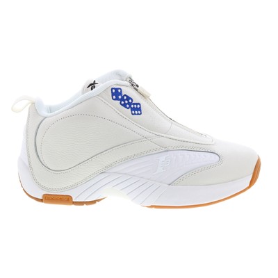 Reebok Answer IV GZ3877 Мужские Бежевые Кожаные Спортивные Баскетбольные Кроссовки На Молнии На Молнии