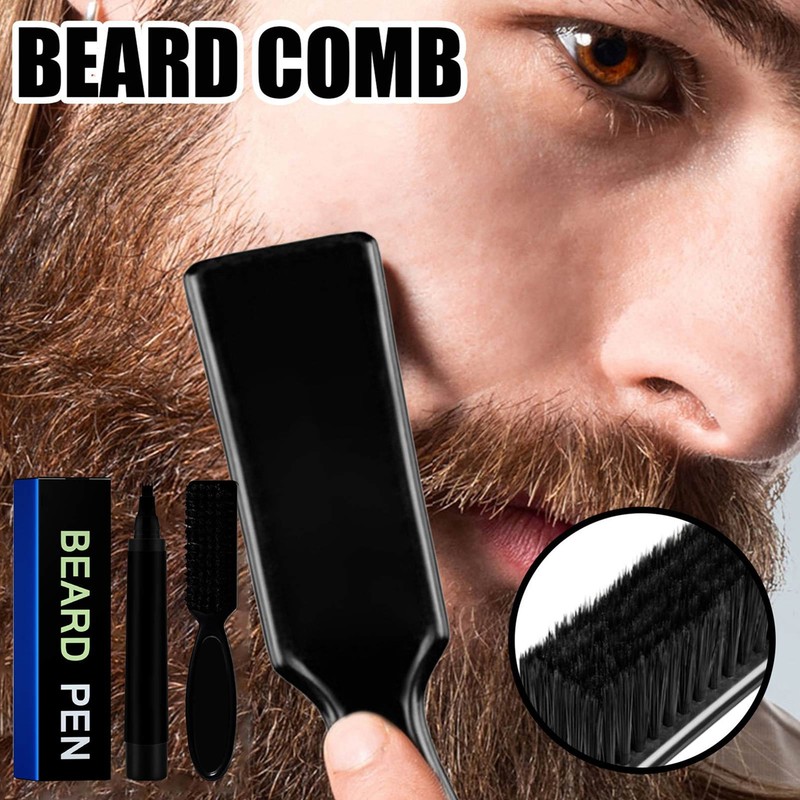 Filling Pen Kit Men Barber Pencil Brush Styling Design