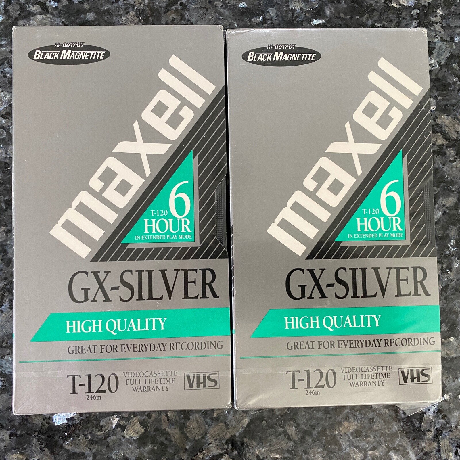 MAXGX-Silver - Maxell High Quality VHS Videocassette T-120