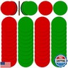 Xuhal 40 Pcs Double Sided Red Green Magnets 1.26'' Red Green Flip Reversible Magnets Dots for Whiteboard Mini Colored Double Sided Reversible Circle Indicators for Office Kitchen Classroom Decoration