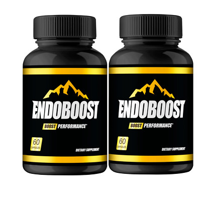 2-Pack Endoboost Supplement For Men Advanced Formula - 120 Capsules