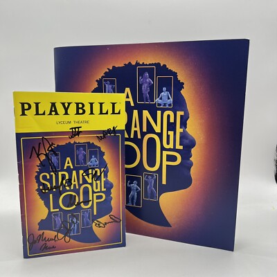 A Strange Loop Cast Signed Broadway Playbill & Tony Voters Information Book Rare