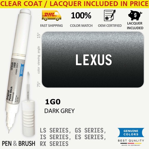 1g0 Touch Up Paint For Lexus Gray Ls Series Gs Is Es Rx Ct200h Sc Hs Lc Rx400h H