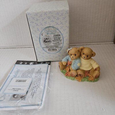 Cherished Teddies Bear - Riley And Jaclyn - #118820 - Your Love Makes Me Warm...
