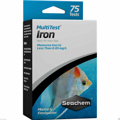 Seachem Multitest Freshwater/Saltwater Aquarium Multi Test Kit Assorted Types 