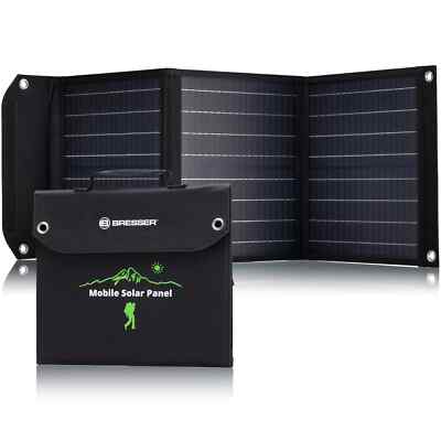 Panneau solaire portable BRESSER 3810040 40 Watt avec port USB