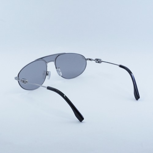 Pre-owned Fendi Fe40072u 14c Light Ruthenium/silver Mirror 57-17-140 Sunglasses Aut...
