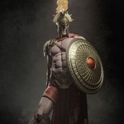 Ares by CA 3D Studios 3D Printed Resin Sculptures and Busts