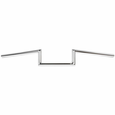 Chrome 1" Z Bar Handlebars 4" Rise chopper harley sportster shovelhead ironhead
