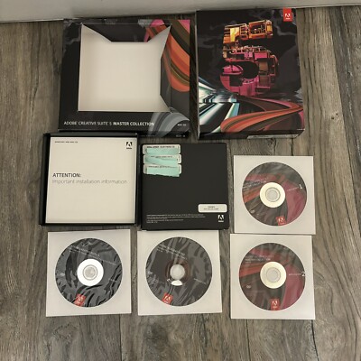 ADOBE CREATIVE SUITE 5 CS5 Master Collection For- MAC OS w/ Serial #