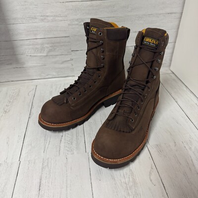 CAROLINA SHOE Logger Boot, D,14, Brown, PR