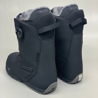 Pre-owned Burton Ruler Wide Boa All Mountain Snowboard Boot Black Grey Sz M 11 21426100001