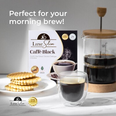 Luxe Slim Caffe Black 10 sachet