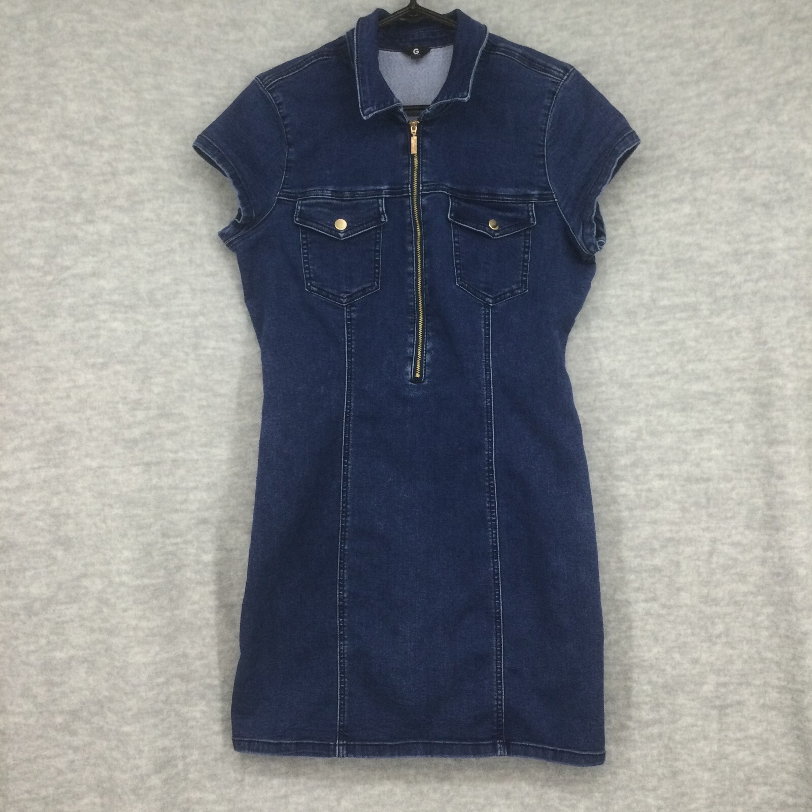 OLD GUESS Half Zip Anorak denime y2k