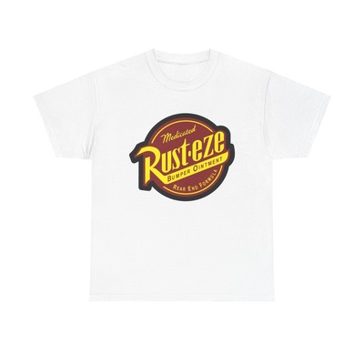 Rust-eze Medicated Bumper Ointment T-Shirt - Disney Pixar Cars racing vintage